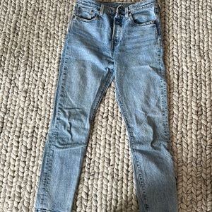 Levi’s 501 ankle skinny jeans